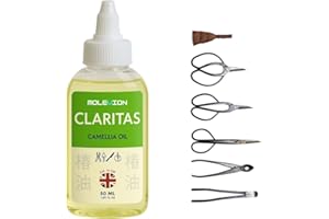 Molevion Claritas Camellia Oil (Tsubaki) Blend for Bonsai Knife and Garden Equipment, 50ml