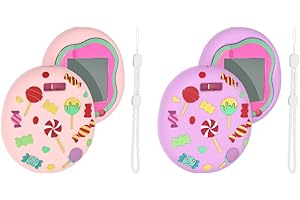 ARVALOLET Étui de Protection en Silicone résistant aux Chocs, Anti-Rayures, Coque de Protection avec lanière de Doigt pour Machine virtuelle Tamagotchi Uni pour Animaux de Compagnie