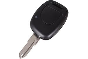 PHONILLICO Carcasa Llave para Renault Clio Espace Kangoo Laguna Master Megane Twingo - 1 Botón - Mando a Distancia