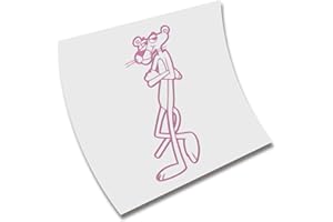 CUAC REVOLUTION PEGATINA ADHESIVO STICKER PANTERA ROSA PINK PANTHER COLOR ELEGIR AUTOCOLLANT CORTE (Rosa Claro)