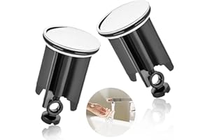 ESTEOPT Korek do umywalki, 2 sztuki korków odpływowych, korków do odpływu, korka do wanny, korek do wszystkich standardowych umywalek i bidetów