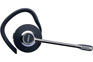 Micro-casque sans fil Jabra Engage 55 convertible de rechange – Microphone à réduction de bruit – Protection auditive – Noir