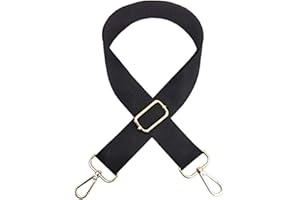 ‎MORECHIOCE MoreChioce Schultergurt für Taschen Breit Verstellbarer Taschengurt Herren Taschenriemen Damen Schulterriemen Zubehör Tragegurt 125 cm Längenverstellbarer Schwarz