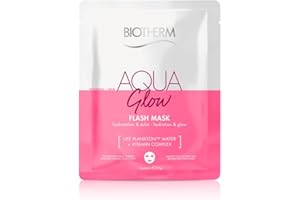 BIOTHERM - Aqua Flash Mask - Masque Tissu Visage - Tous Types de Peaux