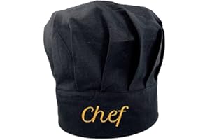 Pet-Jos Chef Hat Unisex Cotton Chef Hat Kitchen Hotel Restaurant Catering Hats Adjustable for Men Women Cooking