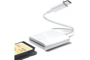AGEEMY USB C SD Kartenleser 104 MB/S, Type C SD Kartenleser for iPhone 15 Kartenleser Adapter [Thunderbolt 3] USB C 3.0 Kartenlesegerät kompatibel für iPhone 15 Serien, i-Pad Pro, MacBook Pro/Air, Galaxy S8
