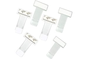 Yongbest Plastique Ticket de Parking Clip,6 Pcs Support de Ticket de Boiture Clip Plastique Car Ticket Dossier Fenêtre pour Le Support de Laissez-Passer de Voiture