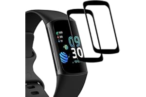 SkyKeep (2 Stücke für Schutzglas für Schutzfolie Fitbit Charge 6 Displayschutz Fitbit Charge 6 Folie, Soft TPU, Kratzfest, für Panzerglasfolie Screen Protector