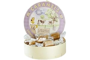 Caramels d'Isigny - Caramels fondant beurre salé - Boite Camembert de 75g - Produits-Normandie