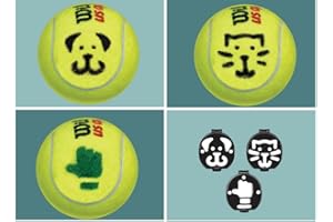 BallTrace Green Tennis Ball Marker | Personalise Tennis Balls & Padel Balls with Fun Emoji & Symbols | Cool Unique British Tennis Gift for Men and Women | As seen at events throughout Europe & USA.