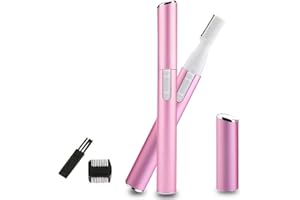 AFIODA Electric Eyebrow Razor for Women & Men – Mini Portable Painless Hair Remover for Brows, Face, Lips, Chin & Peach Fuzz, Battery-Operated Precision Trimmer