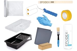 EPODEX® Zubehör-Set für 1K Fliesenlack/Fliesenfarbe (15-teilig)