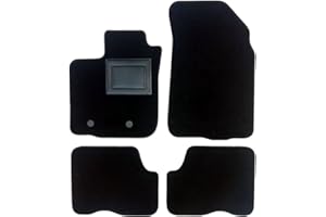 OFFICINE MILANO IL TUO STILE IN AUTO. 4 Tappetini in Moquette per Dacia Duster Compatibile con Modelli dal 2014 al 2018, Fondo Impermeabile e Antiscivolo con Battitacco in PVC - Alta Qualità - Made in Italy - OFFICINE MILANO