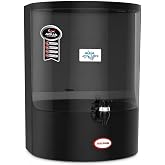 Aqua Libra 10L RO+UF+UV LED Water Purifier for Home, Black | Active Copper Technology, ISI Certified, Multi-Stage Filtration,