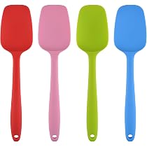 Spatola In Silicone Resistente Al Calore 232°C – Senza Cuciture Antiaderente Lavabile In Lavastoviglie - 4