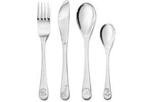 Zilverstad 6839030 - Cubiertos Infantiles, 4 Piezas, del Zoo de Miffy