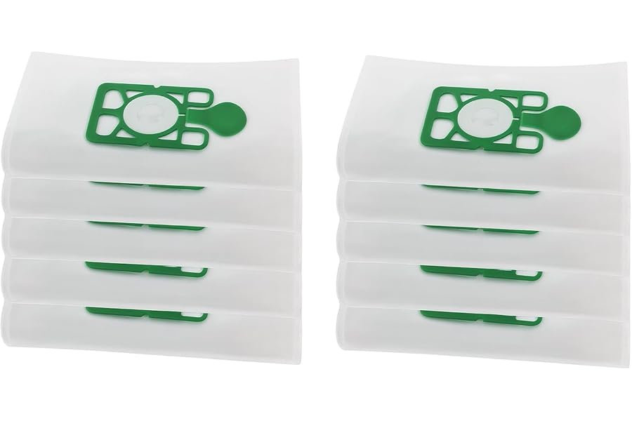 Compatible Vacuum Bags for Henry & Hetty – Replacement for NVM-1CH / 907075 | 10x HEPA-Flo Dust Bags for Numatic Hoover Models – High Filtration & Superior Cleaning Performance
