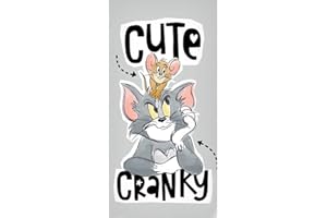 Carbotex Tom & Jerry Serviette de bain en coton 70 x 140 cm