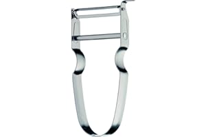 WMF Gourmet Sparschäler Pendelklinge 11,5cm, Obst-Gemüseschäler einschneidig, Kartoffelschäler, Spargelschäler, Cromargan Ede