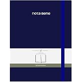 Victoria's Journals Nota Bene Classic Sert Kapak Defter (Lacivert, 19x25 cm)