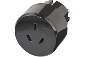 Brennenstuhl Wtyczka podrózna/adapter podrózny (adapter dla: gniazdo Euro i wtyczka Gniazdo Euro i Australia, Chiny) czarny