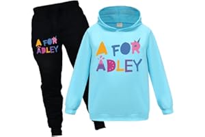 OAIXIUR Adley Merch Outfit Fashion Hoodies & Trousers 2pcs Sportswear for Boys Girls