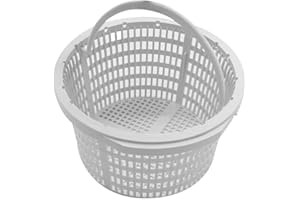 Linxor - Cesta redonda para Skimmer de piscina, diámetro 18,8 cm, color blanco