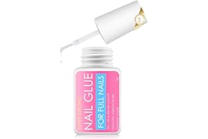 NIMISYRA 8g Extra Strong False Nail Glue for Nail Repair, Artificial Tips, Acrylic Tips - Super Strong Adhesive for Manicure