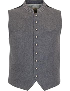 Hammerschmid Herren Weste Gilet Max grau