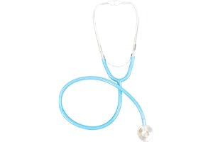 MFUOE Kids Stethoscope Toy Simulation Doctor Nurse Working Nursing Stethoscope for Kids Educational Toy for Children (Blue)