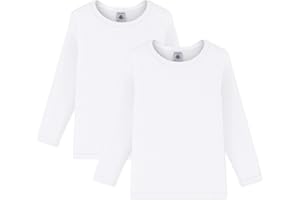 Petit Bateau Mädchen A01fa Langarm-T-Shirt (2er Pack)