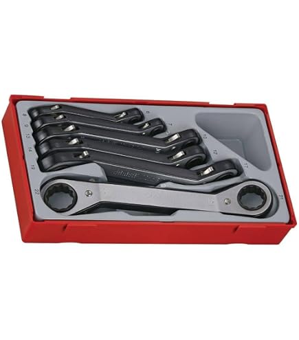 Set Riparazione Filettature Teng Tools TTTD17 - 17 Pezzi Con Maschi E Filiere Metriche