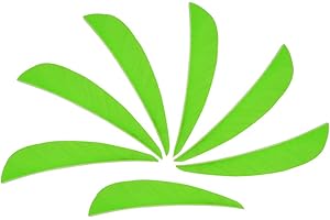 ZSHJGJR ZSHJG 50pcs Plume de Flèche Empennage de Flèche 3 Pouces Fletches Naturelles Aile Droite pour Les Flèches de Bricolage Arbalète Flèches de Carbone