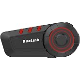 DuoLink X08-Y İnterkom Bluetooth Motosiklet Kulaklık Kask Intercom Akıllı Telefon Destekli Sesli Yanıt