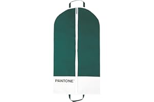 OSAMA HOME PANTONE Porta Abiti da Viaggio con Zip e Doppio Manico, Appendiabiti Antipolvere in Poliestere, Organizer Armadio Salvaspazio da Appendere e Trasportare, Borsa Appendi Abiti e Camicie, 110x60