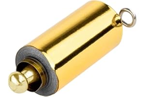 NOPEILVI Apparence Canne 110CM Télescopique Léger Niveau Trick Accessoire en Acier Inoxydable Jouet Magique (Or Argent)