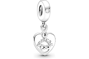 Ruaidhra Sterling Silber Charms Anhänger,Kreuz Herz Blumen Kleeblatt Schildkröte Tier Charms für Armband Halskette,Vielfältig Charm Clip Stopper Bead Charms für Damen