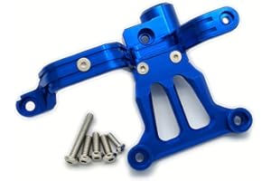 EPTNNASO CrazyRacer 1/5 6S & 8S RC Car 77076-4 Aluminum Steering Bellcrank Support- 1PC Replace One of #7746 & GPM TXM048C Blue