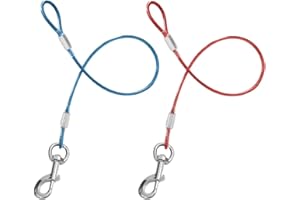 Mi Metty 24in Chew Proof Dog Leash Extension Rope for Basic Walking Leash,Work with Any Leash & Collar & Harness,Non-Tangle Connect Leashs