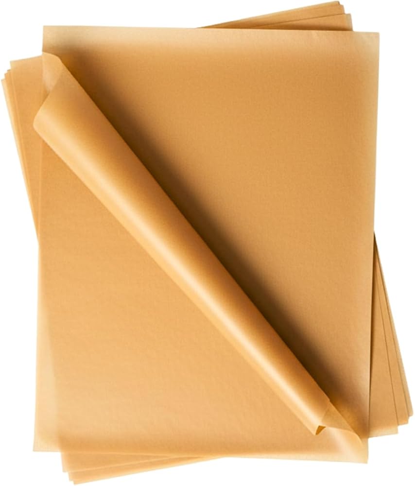 Paprulo Premium Gold Pişirme Kağıdı, Yağ Geçirmez, Doğal Odun Hamuru, 37x42 cm, 100 Adet, Tepsi Boyutunda, Hazır Kesilmiş