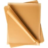 Paprulo Premium Gold Pişirme Kağıdı, Yağ Ge&ccedil;irmez, Doğal Odun Hamuru, 37x42 cm, 100 Adet, Tepsi Boyutunda, Hazır Kesilmiş