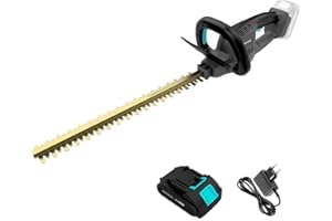 Cecotec Cortasetos a Batería Longitud Corte hasta 45cm TitaniumSword 4500 Freemove. Batería 21V, Motor sin Escobillas, Brushless, Cuchillas de Titanio, Ramas hasta 16mm, Sistema de Seguridad