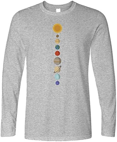 Tim And Ted Solar System Space Expoloration Sun Science Mercury Venus Earth Mars Jupiter Saturn Uranus Neptune Long Sleeve T-Shirt Cool Funny Gift Present