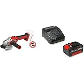 Einhell AXXIO 18/125 Q - Solo, Ak&uuml;l&uuml; Avu&ccedil; Taşlama ve Einhell 18V 4,0 Ah PXC Starter Kit (Başlangı&ccedil; Seti)