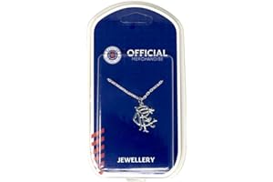 FOOTIE GIFTS Silver Plated Pendant & Chain - Rangers F.C