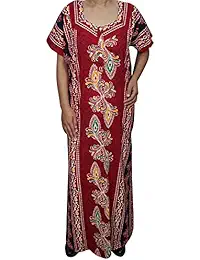 INDIATRENDZS WOMEN'S COTTON LONG NIGHTY (CHEST : 46)