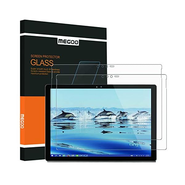 MEGOO [2 Pezzi] Protezione In Vetro Temperato Per Microsoft Surface Book 2 13,5 Pollici - HD E Touch Friendly - 5