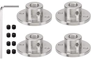 CENPEK 4 x 8 mm Flanschkupplung, starre Führung, Modell-Kupplung, Zubehör, Schaft-Achse, Armaturen für DIY RC-Modell-Motoren.
