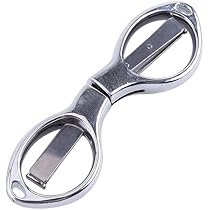 4 Forbici Pieghevoli In Acciaio + 2 Tagliacarte - Kit Portatile Per Viaggio, Cucito E Fai Da Te