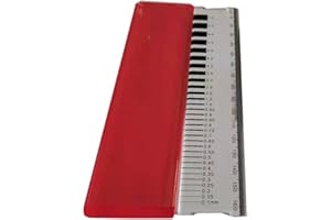 Mountlaser Righello per calcestruzzo, per crepe, confezione da 1